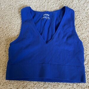 Garage blue crop top size medium